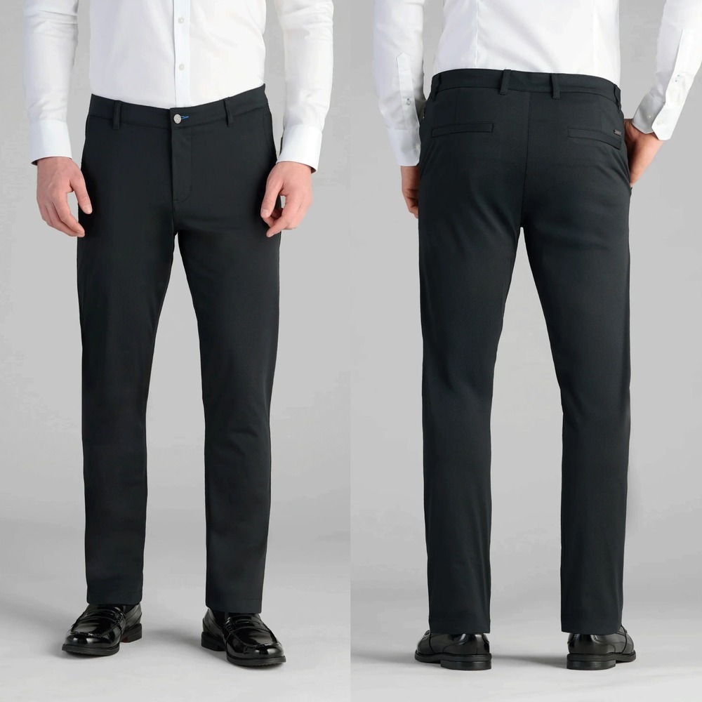 Twillory Mens Performance Pants Size 38X30 Navy Tailored Fit Technical Fabric